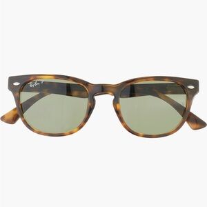 Ray-Ban 49mm Polarized Wayfarer Sunglasses - Green Havana